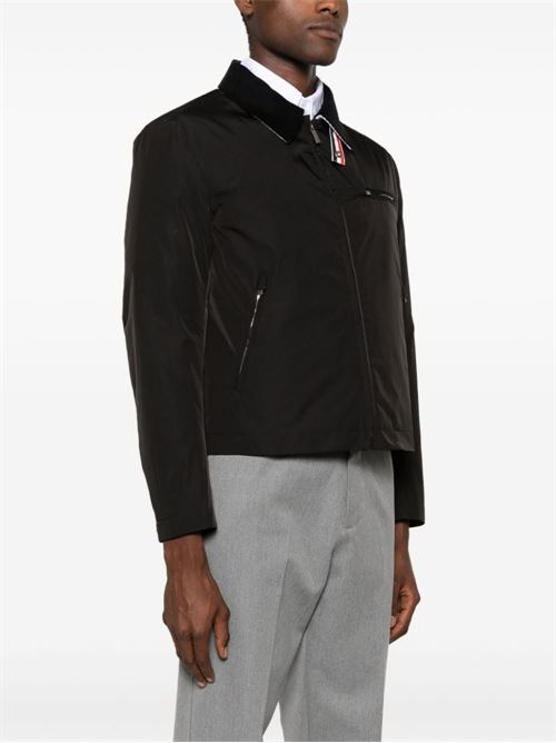 Jacket with logo THOM BROWNE | MJO221C07110001